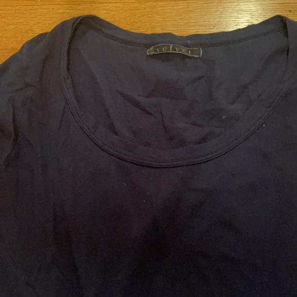 Velvet navy cotton long sleeve - Picture 4 of 6